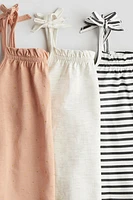 3-pack Bow-detail Tops