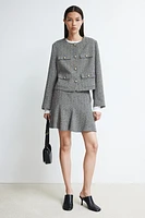 Veste en tissu texturé