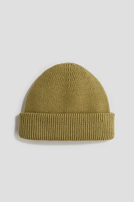 Rib-Knit Beanie