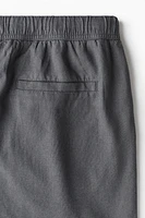 Relaxed-Fit Linen-Blend Shorts