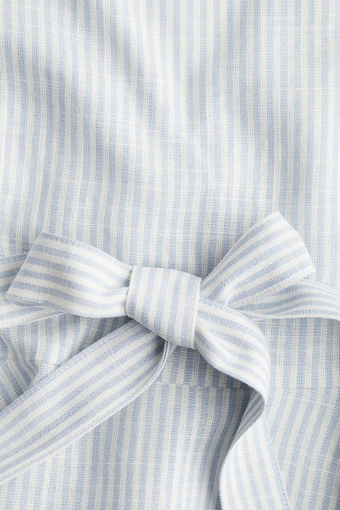 Blouse en lin mélangé