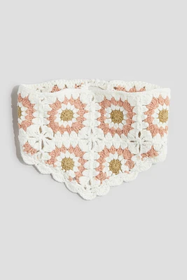 Crochet-Look Bib