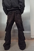 Bootcut Loose Cargo Jeans
