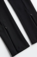 Zip-hem Leggings