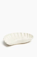 Large Seashell-Shaped Serving Bowl