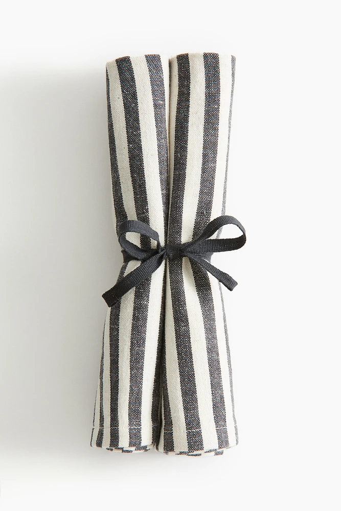 Lot de 2 serviettes table