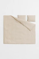 Enveloppe de couette lit double en coton