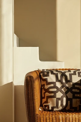 Housse de coussin à motif