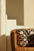 Housse de coussin à motif