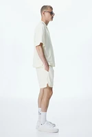 Chemise ample en filet avec col cubain