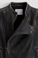 Leather Biker Jacket