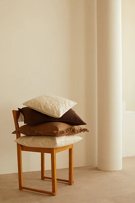 Embroidered Cushion Cover