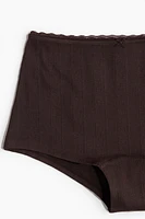 Culotte Shortie en pointelle