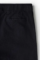 Relaxed-Fit Seersucker Pants