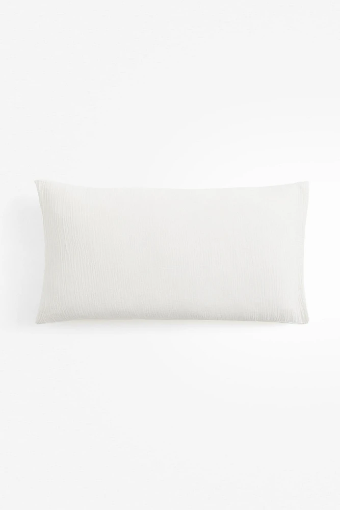 Taie d'oreiller en mousseline de coton