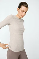 MAMA Ribbed Nursing Top