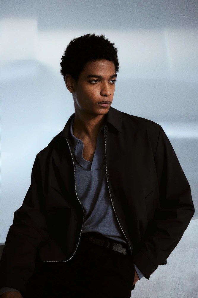 Veste coupe classique en sergé