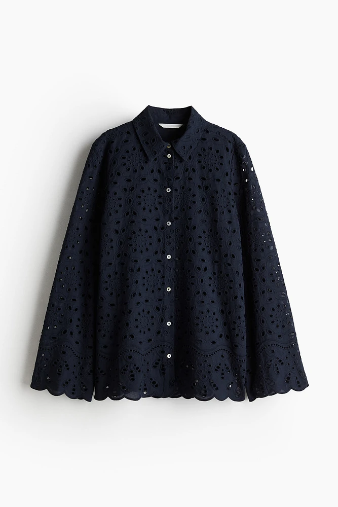 Eyelet Embroidered Shirt