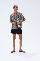 Crinkled Viscose Shirt