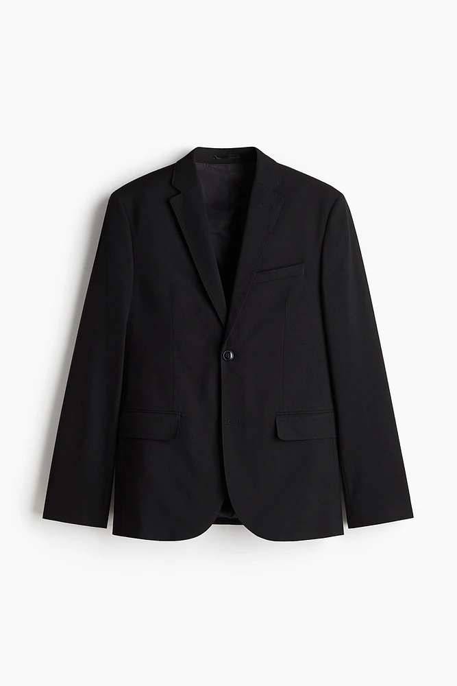 Slim-Fit Single-Breasted Jacket