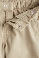 Loose-Fit Twill Pants