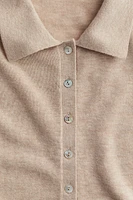 Cashmere-Blend Polo Shirt