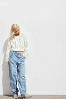 Creased Tapered Jeans