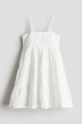 Tiered Muslin Dress