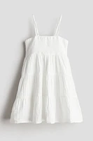 Tiered Muslin Dress