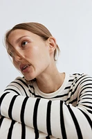 Ribbed Jersey Top