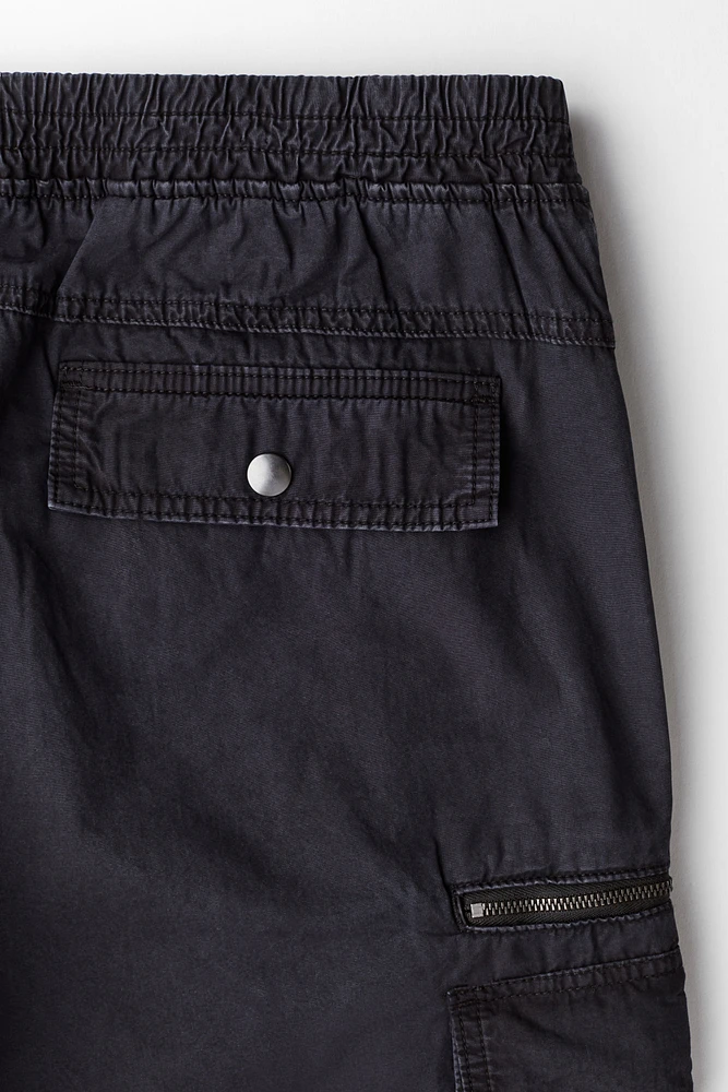 Regular Fit Twill Cargo Pants