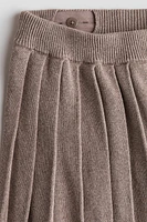 Fine-knit Cotton Skirt