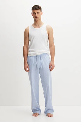 Relaxed-Fit Poplin Pants