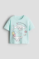 T-shirt en coton avec motif imprimé