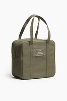 Cotton Canvas Lunch Cooler Bag