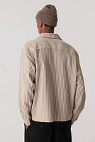 Regular Fit Textured Overshirt