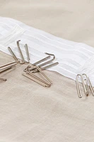 2-pack Long Linen-Blend Curtain Panels