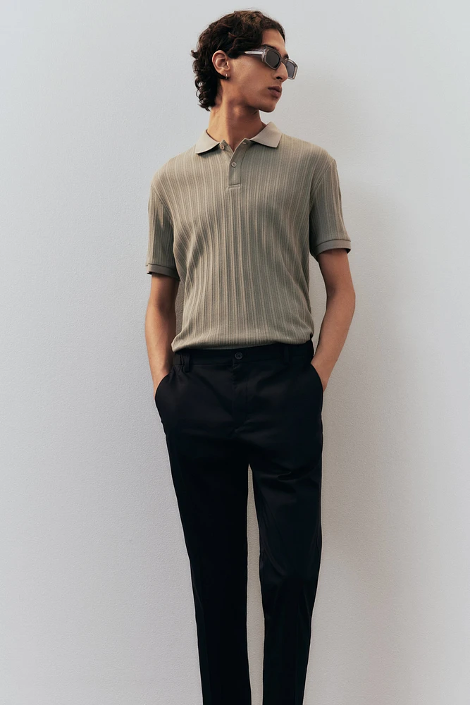 Pantalon court près du corps