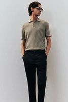 Pantalon court près du corps
