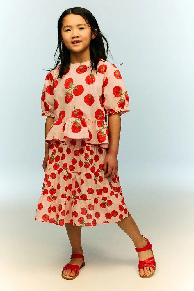 Tiered skirt