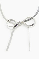 Bow-Detail Necklace