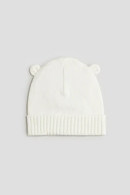 Fine-Knit Cotton Beanie