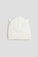 Fine-Knit Cotton Beanie