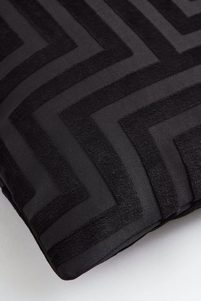Housse de coussin en velours