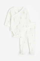 2-piece Printed Cotton Jersey Set