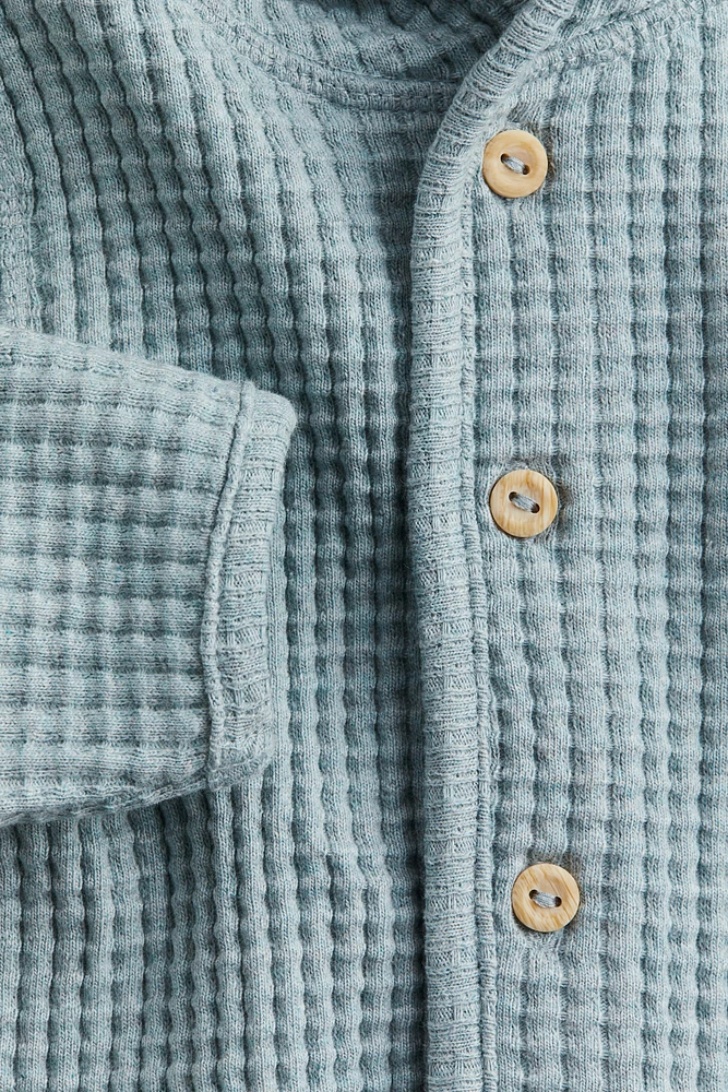 Waffled Cardigan