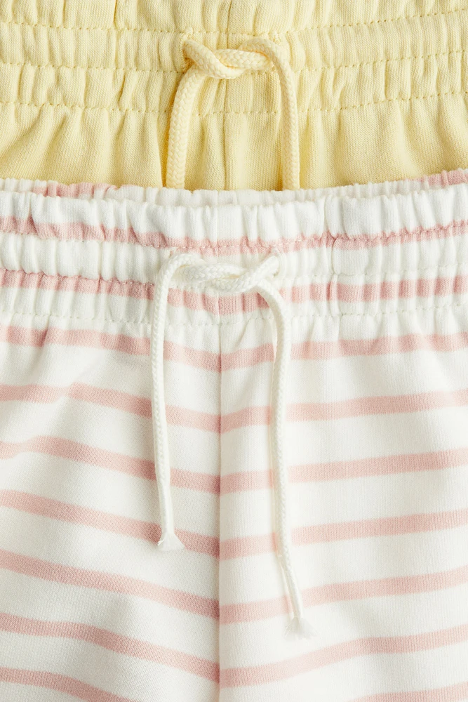 Lot de 2 shorts en molleton