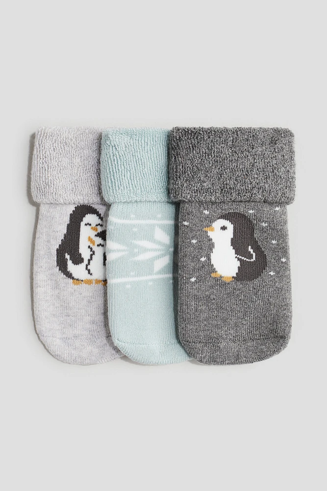 3-pack Terry Socks