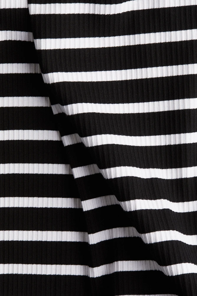 Robe T-shirt MAMA côtelée