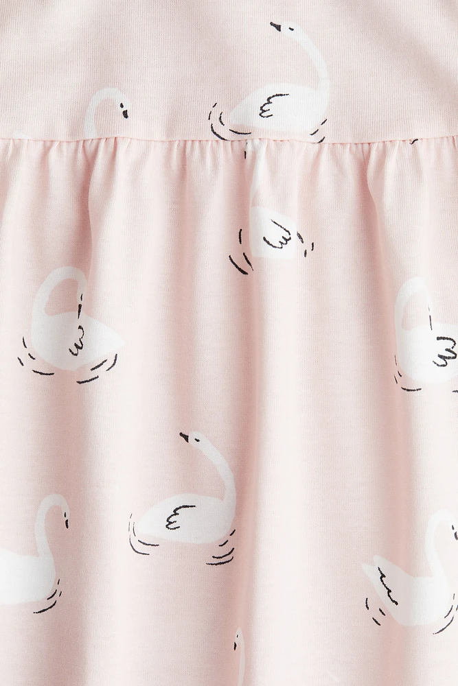 Robe à motif en coton
